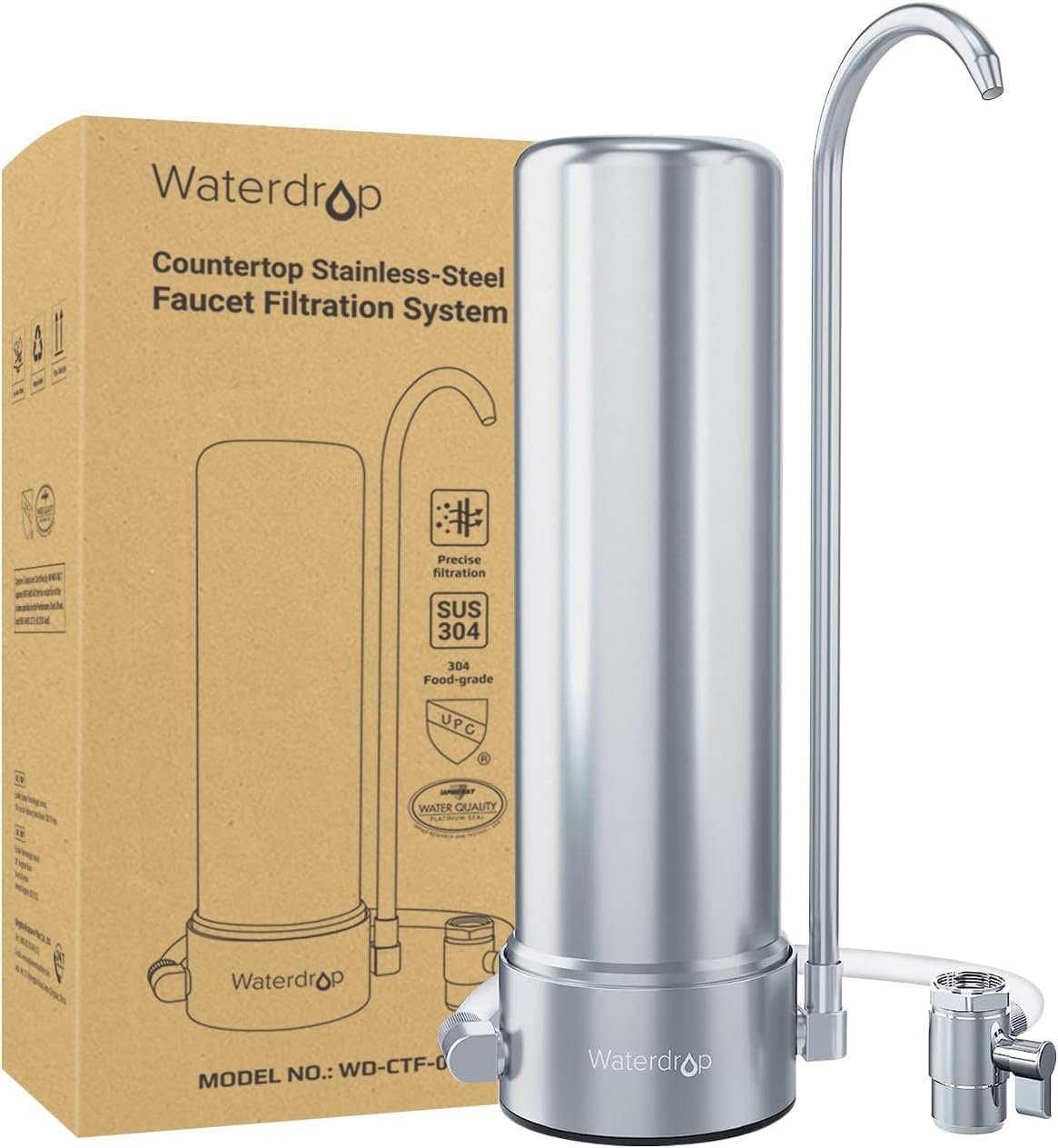 Waterdrop WD-CTF-01 Acero Inoxidable (5 Etapas)